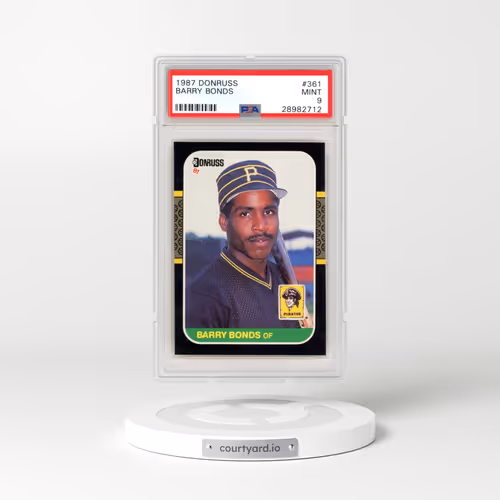 1987 Donruss #361 Barry Bonds (PSA 9 MINT)