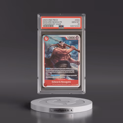 2023 One Piece OP02-Paramount War #004 Edward Newgate (PSA 10 GEM MINT)