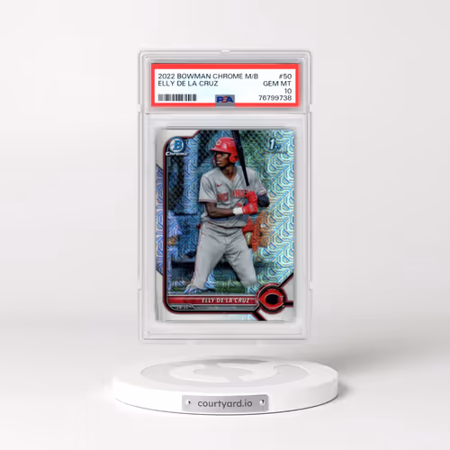 2022 Bowman Mega Box Chrome #50 Elly de La Cruz (PSA 10 GEM MINT)