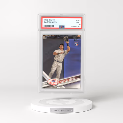 2017 Topps #287 Aaron Judge - Catching (PSA 9 MINT)