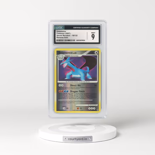 2007 Secret Wonders #18 Salamence - Holo (CGC 9 MINT)