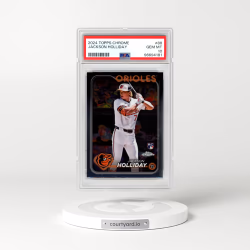 2024 Topps Chrome #88 Jackson Holliday (PSA 10 GEM MINT)