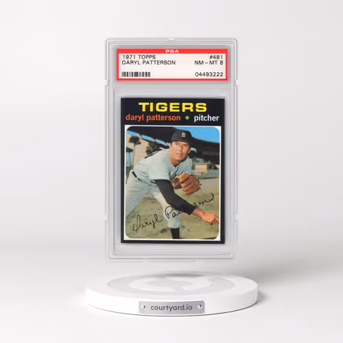 1971 Topps #481 Daryl Patterson (PSA 8 NM-MT)