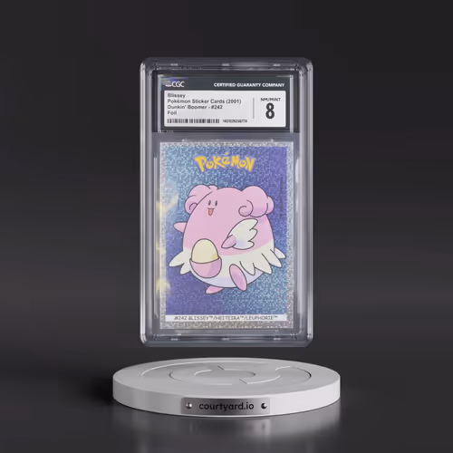 1999 Pokémon Sticker Cards (Dunkin' Boomer) - English #242 Blissey - Foil (CGC 8 NM-MT)