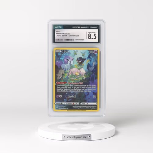 2022 Crown Zenith #GG10/GG70 Mew (CGC 8.5 NM-MT+)