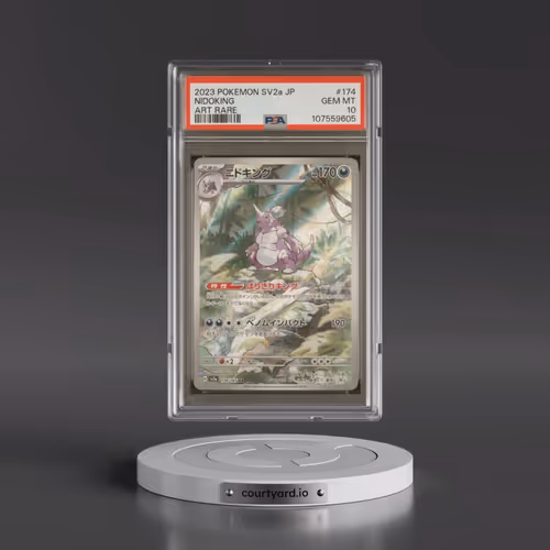 2023 Pokémon Sv2a-Pokemon 151 #174 Nidoking - Art Rare (PSA 10 GEM MINT)