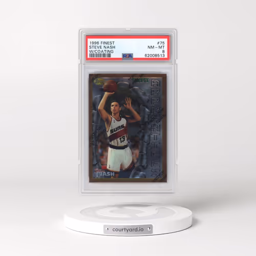 1996 Finest #75 Steve Nash - w/Coating (PSA 8 NM-MT)