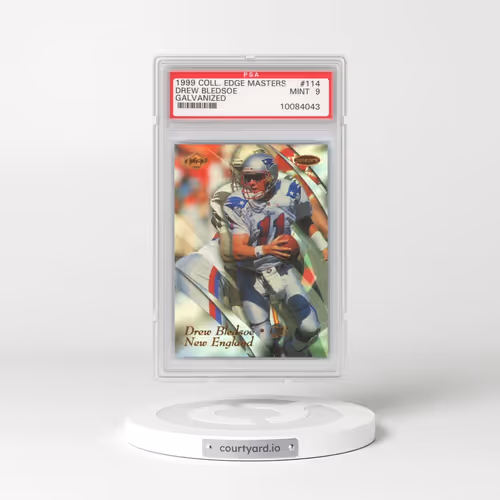 1999 Collector's Edge Masters #114 Drew Bledsoe - Galvanized (PSA 9 MINT)
