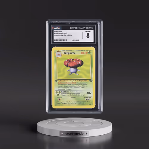 1999 Jungle #31/64 Vileplume - 1st Edition 1st Edition (CGC 8 NM-MT)