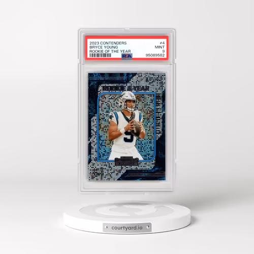 2023 Panini Contenders Rookie of the Year Contenders #4 Bryce Young (PSA 9 MINT)