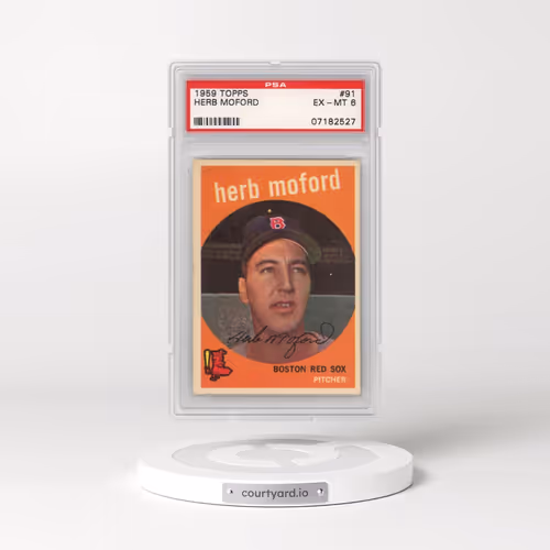 1959 Topps #91 Herb Moford (PSA 6 EX-MT)