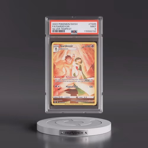 2022 Pokémon Sword & Shield Silver Tempest #TG05 Gardevoir - Full Art (PSA 9 MINT)