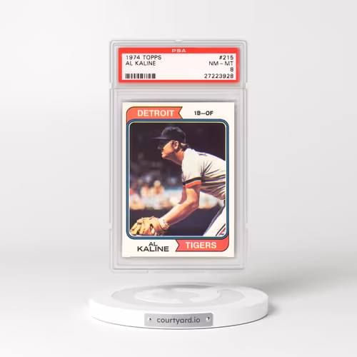 1974 Topps #215 Al Kaline (PSA 8 NM-MT)
