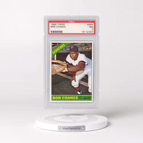 1966 Topps #564 Bob Chance (PSA 7 NM)