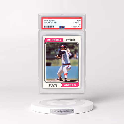 1974 Topps #20 Nolan Ryan (PSA 8 NM-MT)