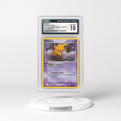 2004 EX Team Rocket Returns #54 Drowzee - Holo (CGC 10 GEM MINT)