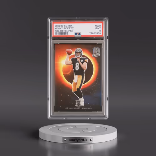 2022 Panini Spectra Solar Eclipse #SE9 Kenny Pickett (PSA 9 MINT)