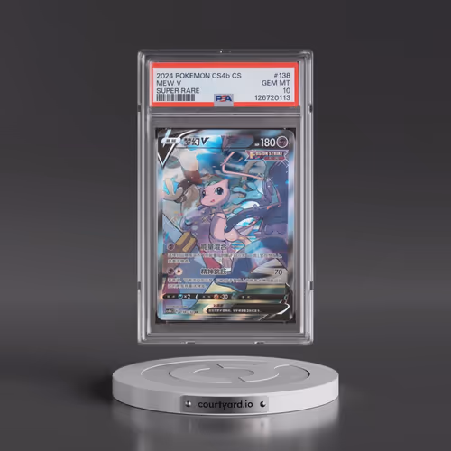 2024 Pokémon Simplified Cs4b C-Polychromatic Gathering: Origin #138 Mew V - Holo Super Rare (PSA 10