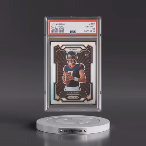 2023 Panini Prizm #302 CJ Stroud - Variation (PSA 10 GEM MINT)