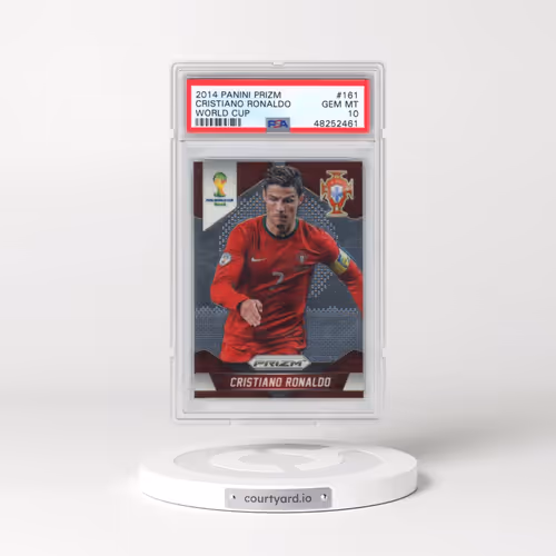 2014 Panini Prizm World Cup #161 Cristiano Ronaldo (PSA 10 GEM MINT)