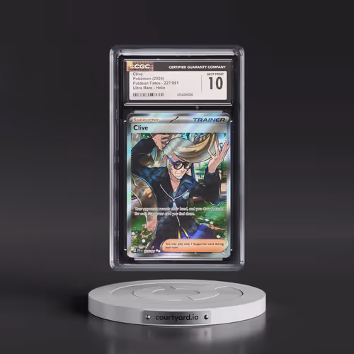 2024 Pokémon Paf EN-Paldean Fates #227 Clive - Ultra Rare (CGC 10 GEM MINT)
