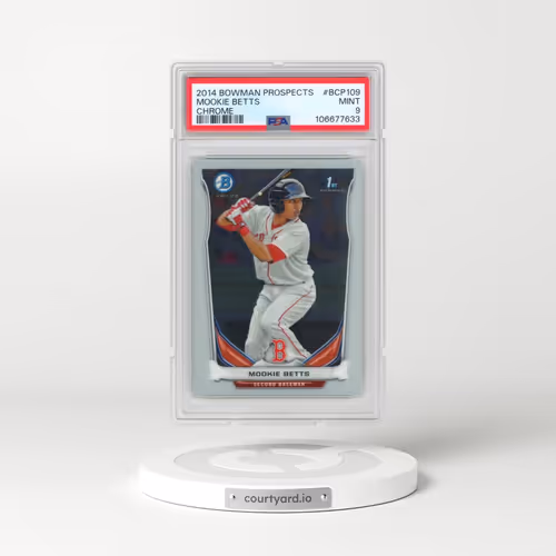 2014 Bowman Prospects #BCP109 Mookie Betts - Chrome (PSA 9 MINT)