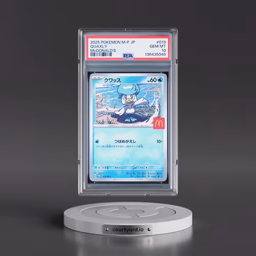 2025 Pokémon M-P Promo #019 Quaxly - McDonald's (PSA 10 GEM MINT)