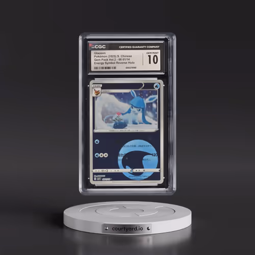 2025 Gem Pack Volume 2 - CBB2C - Simplified #08 01/14 Glaceon - Reverse Holo Energy Symbol (CGC 10 G