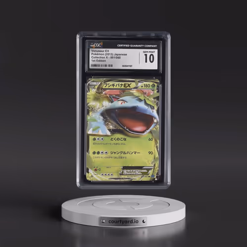 2013 Collection X - XY1 (Blue) #001/060 Venusaur EX - 1st Edition Holo (CGC 10 GEM MINT)