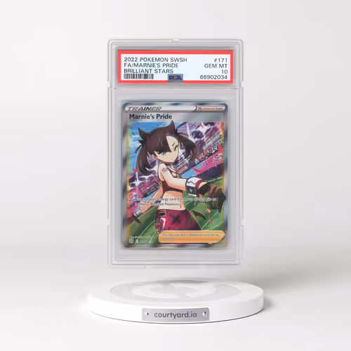 2022 Pokémon Sword & Shield Brilliant Stars #171 Marnie's Pride - Full Art (PSA 10 GEM MINT)