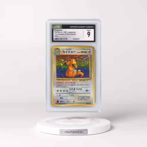 1997 The Mystery of the Fossils #149 Dragonite - Holo (CGC 9 MINT)