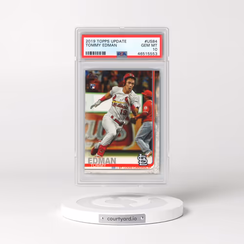2019 Topps Update #US84 Tommy Edman (PSA 10 GEM MINT)