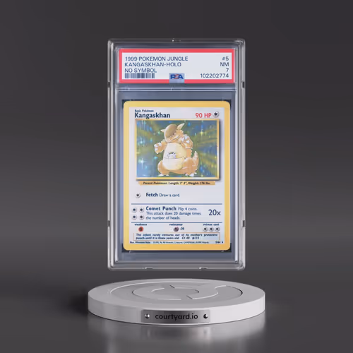 1999 Pokémon Jungle #5 Kangaskhan - Holo No Symbol (PSA 7 NM)