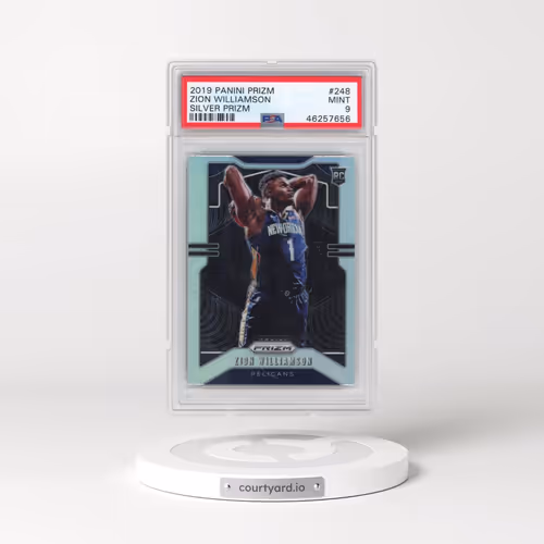 2019 Panini Prizm #248 Zion Williamson - Silver Prizm (PSA 9 MINT)