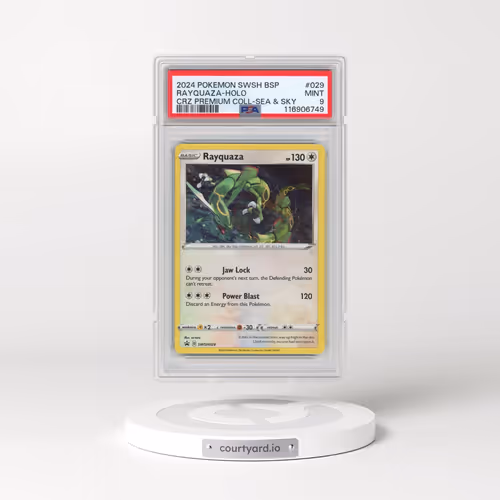 2024 Pokémon Swsh Black Star Promo #029 Rayquaza - Holo Crown Zenith Premium Collection Sea & Sky (P