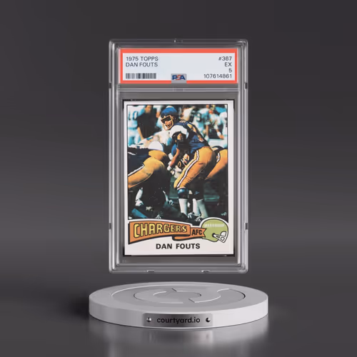 1975 Topps #367 Dan Fouts (PSA 5 EX)