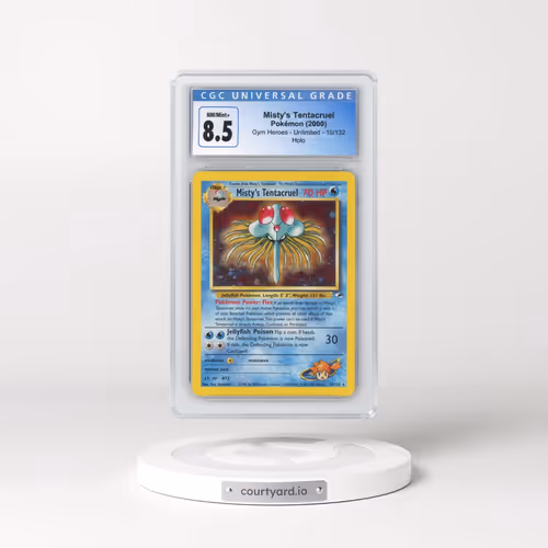 2000 Gym Heroes #10/132 Misty's Tentacruel - Holo (CGC 8.5 NM-MT+)