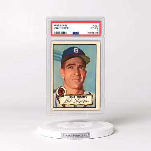 1952 Topps #367 Bob Thorpe (PSA 4 VG-EX)