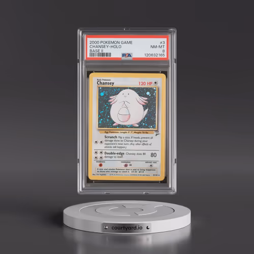 2000 Pokémon Game Base II #3 Chansey - Holo (PSA 8 NM-MT)
