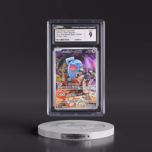 2025 Glory of the Rocket Gang - sv10 #103/098 Team Rocket's Wobbuffet - Art Rare Holo (CGC 9 MINT)