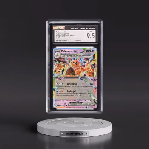 2024 Pokémon Ssp EN-Surging Sparks #091 Palossand EX - Holo (CGC 9.5 MINT+)