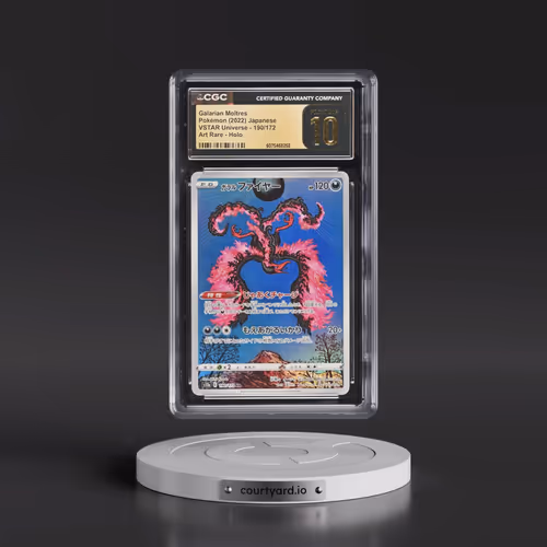 2022 VSTAR Universe #190/172 Galarian Moltres - Art Rare Holo (CGC 10 PRISTINE)