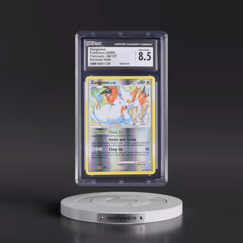 2009 Platinum #66/127 Zangoose - Reverse Holo (CGC 8.5 NM-MT+)