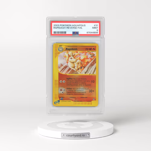 2003 Pokémon Aquapolis #31 Rapidash - Reverse Foil (PSA 9 MINT)
