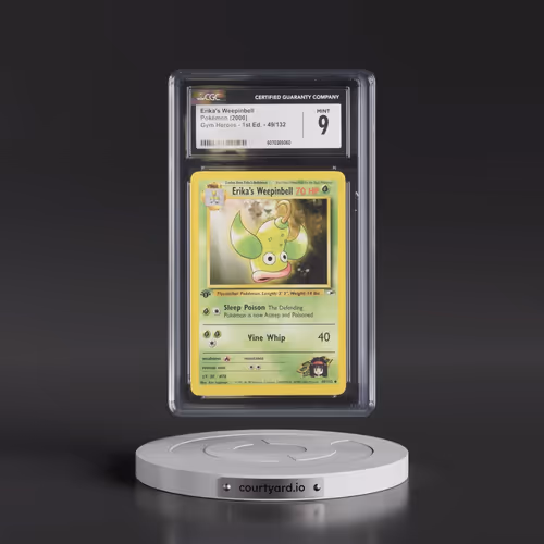 2000 Gym Heroes #49/132 Erika's Weepinbell - 1st Edition 1st Edition (CGC 9 MINT)