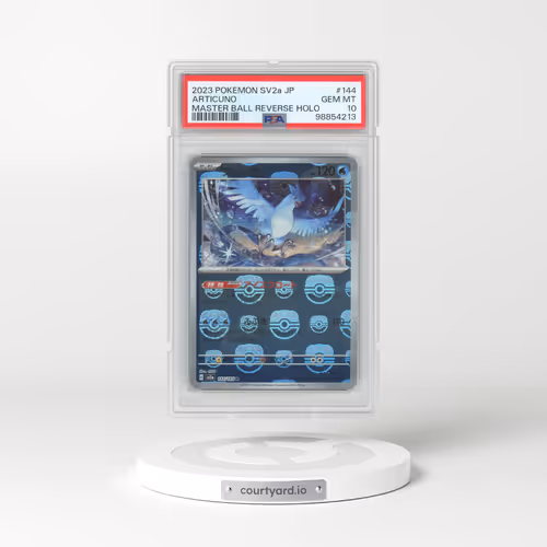 2023 Pokémon Sv2a-Pokemon 151 #144 Articuno - Reverse Holo Master Ball (PSA 10 GEM MINT)