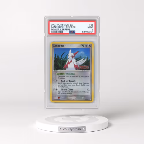 2007 Pokémon EX Power Keepers #25 Zangoose - Reverse Foil (PSA 9 MINT)