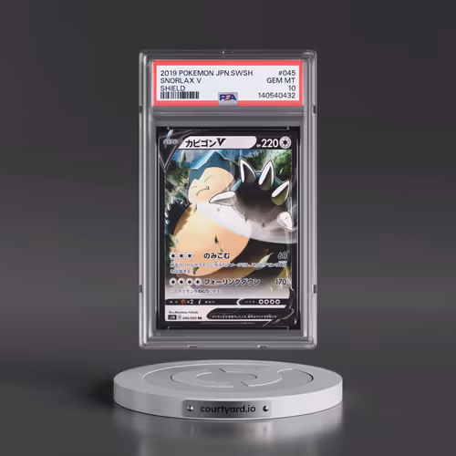 2019 Pokémon Sword & Shield Shield #045 Snorlax V - Holo (PSA 10 GEM MINT)