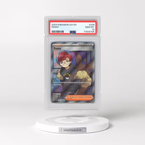 2023 Pokémon Svi EN-Scarlet & Violet #239 Penny - Ultra Rare (PSA 10 GEM MINT)