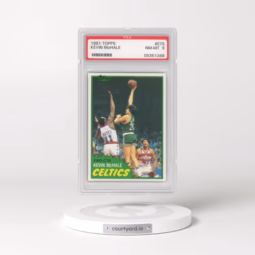 1981 Topps #75 Kevin McHale - East (PSA 8 NM-MT)